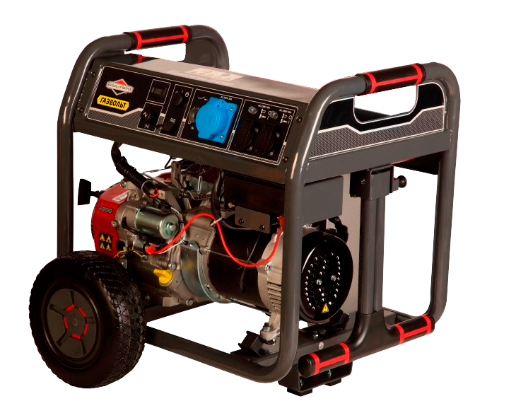 Gazvolt  Pro 7500 A 08  Газовый генератор (на раме)