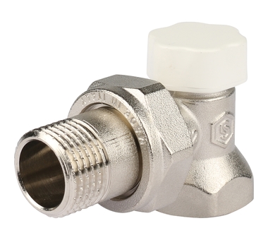 STOUT Клапан запорно-балансировочный, угловой 1/2"  SVL-1156-000015