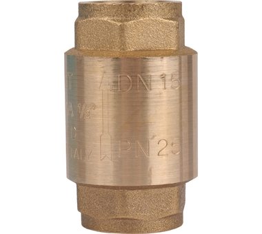 STOUT 1/2" Клапан обратный пружинный муфт. с метал. седлом SVC-0011-000015
