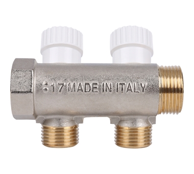STOUT Коллектор распределительный 3/4", 2 отвода 1/2" SMB 6851 341202