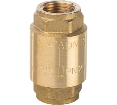 STOUT 1/2" Клапан обратный пружинный муфт. с метал. седлом SVC-0001-000015