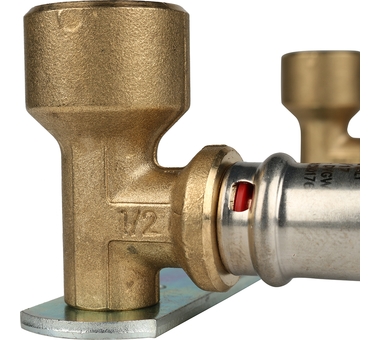 STOUT Настенный комплект для смесителя 1/2"x16 для метал.труб прессовой SFP-0013-001216