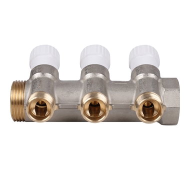 STOUT Коллектор распределительный 1", 3 отвода 3/4"ЕК SMB 6851 013403