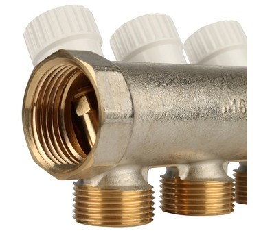 STOUT Коллектор распределительный 1", 4 отвода 3/4" ЕК SMB 6851 013404