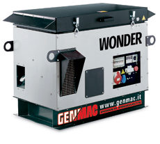GENMAC Wonder 12100 KE Бензиновый генератор в шумозащитном кожухе