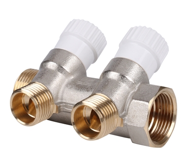 STOUT Коллектор распределительный 3/4", 2 отвода 1/2" SMB 6851 341202