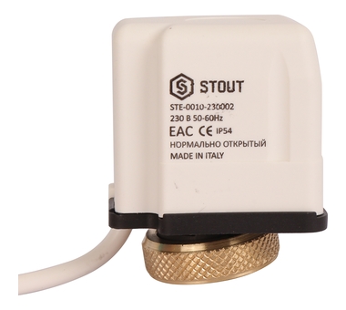 STOUT Электротермический компактный сервопривод, 230 В STE-0010-230002