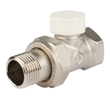 STOUT Клапан запорно-балансировочный, прямой 1/2"  SVL-1176-000015