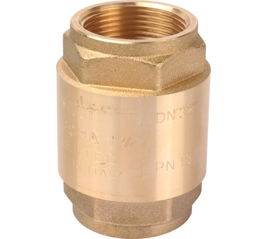 STOUT 1 1/4" Клапан обратный пружинный муфт. с метал. седлом SVC-0011-000032