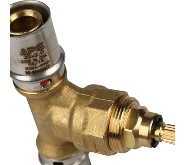 STOUT Вентиль с хромированной ручкой 20х20 для металлопл.труб пресс SFP-0014-002020