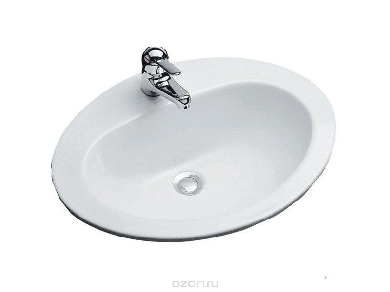 Раковина 50 см Jacob Delafon Ovale Dessus E1358-00