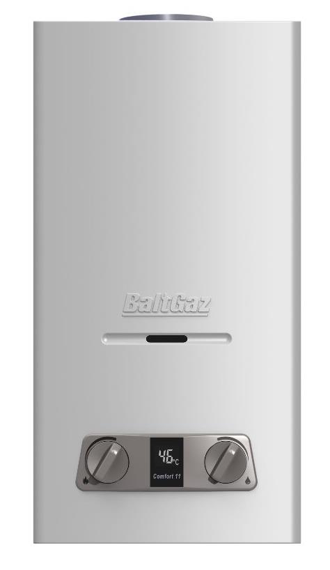 BaltGaz Comfort 11 (серебро) Газовый проточный водонагреватель
