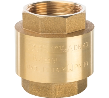 STOUT 1 1/2" Клапан обратный пружинный муфт. с пласт. седлом SVC-0002-000040