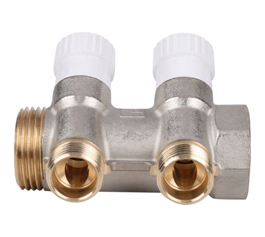 STOUT Коллектор распределительный 1", 2 отвода 1/2" SMB 6851 011202