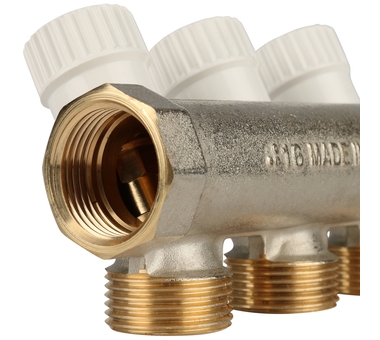 STOUT Коллектор распределительный 3/4", 3 отвода 3/4"ЕК SMB 6851 343403