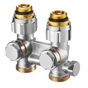 Oventrop Multiflex F присоед. узел ZBU-запорно-присоед. 1/2"НРx3/4"НР. Арт 1015993