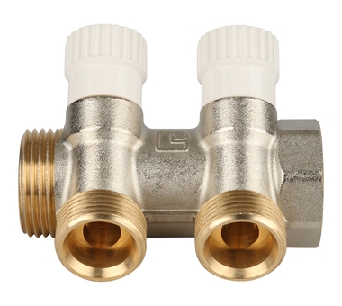 STOUT Коллектор распределительный 1", 2 отвода 3/4"ЕК SMB 6851 013402