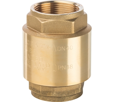 STOUT 1 1/2" Клапан обратный пружинный муфт. с метал. седлом SVC-0001-000040