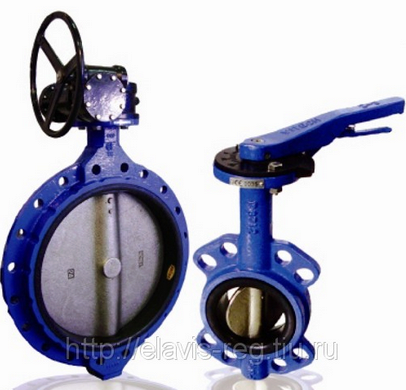 Tecofi DN 125 PN 16 Затвор дисковый межфланцевый с диском из чугуна VPI4448-02EP0125