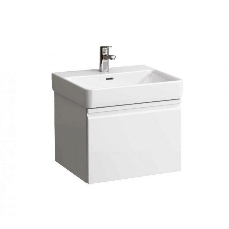 Тумба для раковины Laufen Pro S 52x45 см 1 ящик + доп. отсек белый 4.8335.2.096.463.1