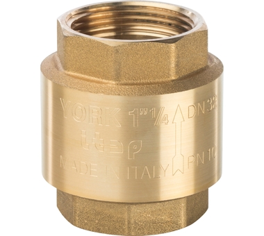 STOUT 1 1/4" Клапан обратный пружинный муфт. с пласт. седлом SVC-0002-000032