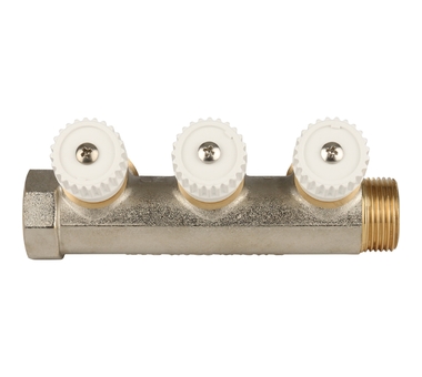 STOUT Коллектор распределительный 3/4", 3 отвода 3/4"ЕК SMB 6851 343403