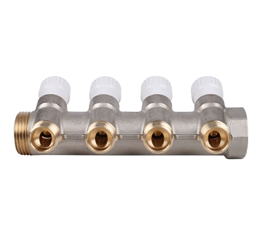 STOUT Коллектор распределительный 1", 4 отвода 1/2" SMB 6851 011204