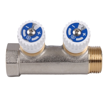 STOUT Коллектор распределительный 3/4", 2 отвода 1/2" SMB 6851 341202
