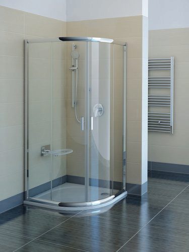Ravak Blix BLCP4-80 Душевой уголок блестящий+Транспарент. 3B240C00Z1