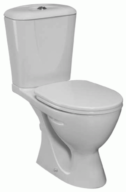 Ideal Standard Eurovit унитаз напольный в сборе, гориз. вып. W904201
