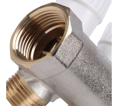 STOUT Коллектор распределительный 3/4", 4 отвода 1/2" SMB 6851 341204