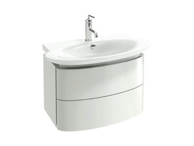 Jacob Delafon ODEON UP раковина, правая 650х400(Е4758-00)+тумба(EB463)