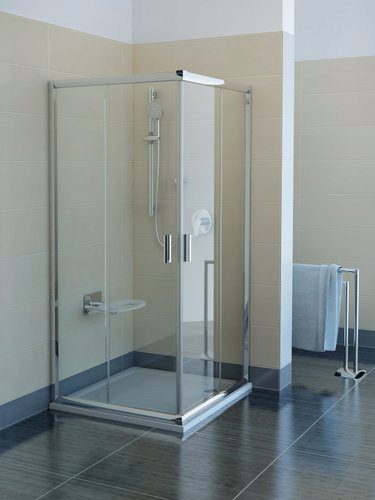 Ravak Blix BLRV2-90 душевой уголок с угловым входом, блестящий + Транспарент  X1LV70C00Z1