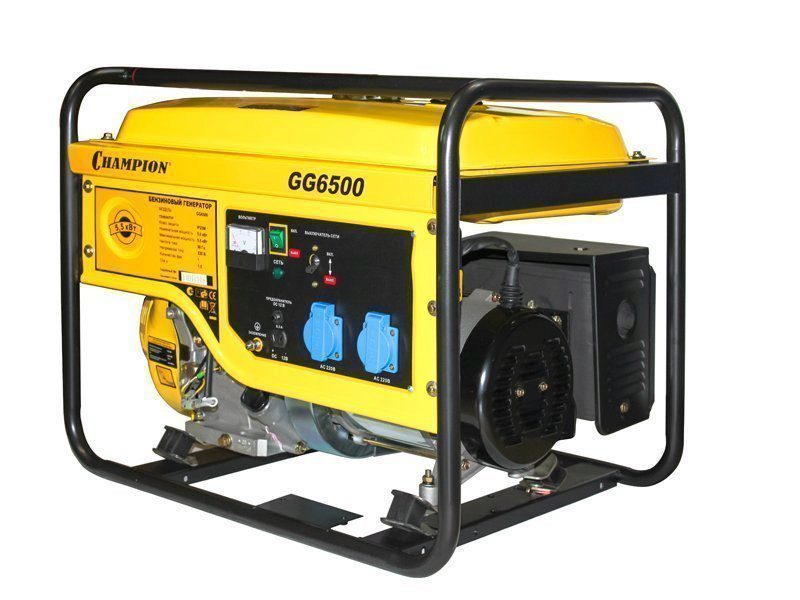 CHAMPION GG6500 Бензиновый генератор открытого типа