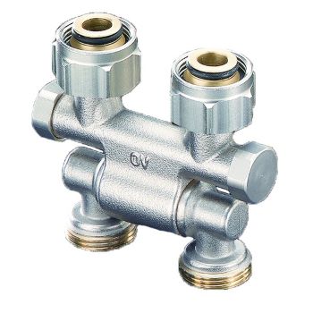 Oventrop Multiflex F ZB-запорно-присоед. поворотный, 3/4"НГx3/4"НР Арт 1015711