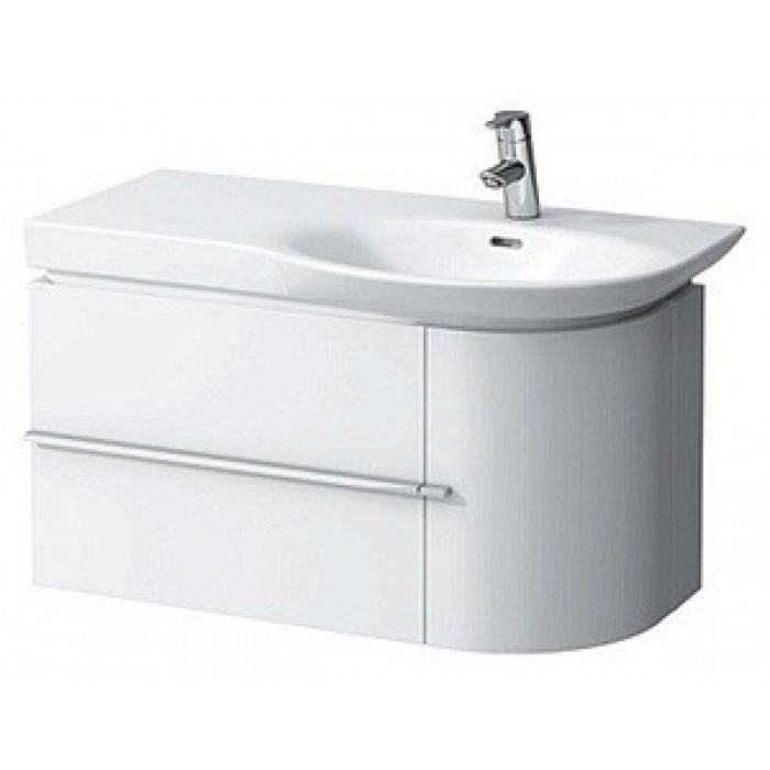 Тумба для раковины Laufen Case 84x37.5 см закругление слева, для 81670.1 белый  4.0150.2.075.463.1