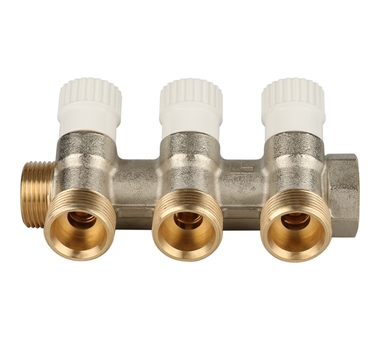 STOUT Коллектор распределительный 3/4", 3 отвода 3/4"ЕК SMB 6851 343403