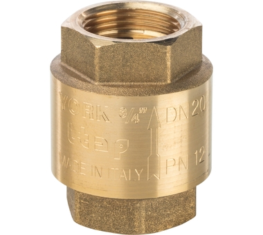 STOUT 3/4" Клапан обратный пружинный муфт. с пласт. седлом SVC-0002-000020