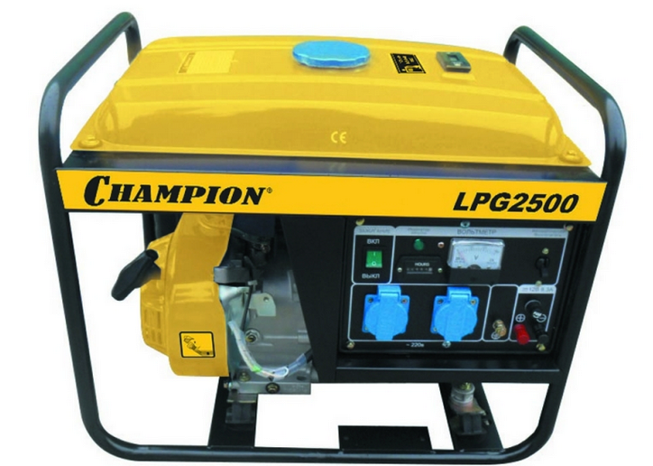 CHAMPION LPG2500 Бензиновый генератор открытого типа