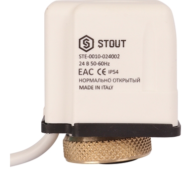 STOUT Электротермический компактный сервопривод, 24 В STE-0010-024002