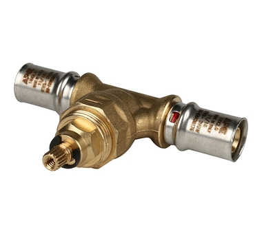 STOUT Вентиль с хромированной ручкой 16х16 для металлопл.труб пресс SFP-0014-001616