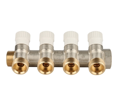 STOUT Коллектор распределительный 3/4", 4 отвода 3/4"ЕК SMB 6851 343404