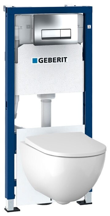 Geberit Acanto 500.128.21.A Унитаз с инсталляцией подвесной, с горизон. выпуском