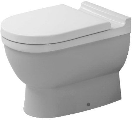 Duravit Starck 3 унитаз напольный под скрытый бачок (0124090000)