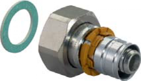 Uponor S-Press штуцер с накидной гайкой 20-G3/4“НГ (1015286)