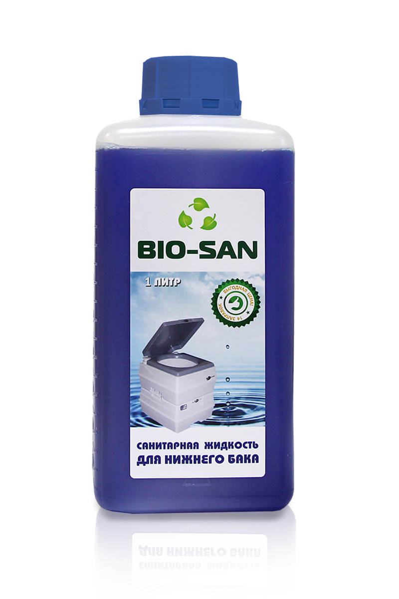 Bio-San Санитарная жидкость для нижнего бака биотуалета 1л