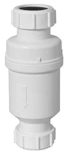 McAlpine Самозакрывающийся сливной клапан ("сухой" сифон)  MRNRV32C-PB