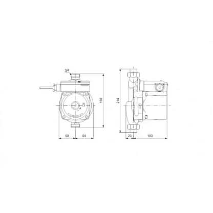 Grundfos UPA 15-90 Насос повысительный 99547009