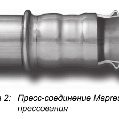 Geberit Mapress 108 х 2,0 мм труба стальная (наружная оцинковка)