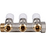 STOUT Коллектор распределительный 3/4", 3 отвода 1/2" SMB 6851 341203